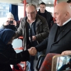 Председник Скупштине града Јагодина Драгана Марковић Палма  у бесплатној вожњи са грађанима 